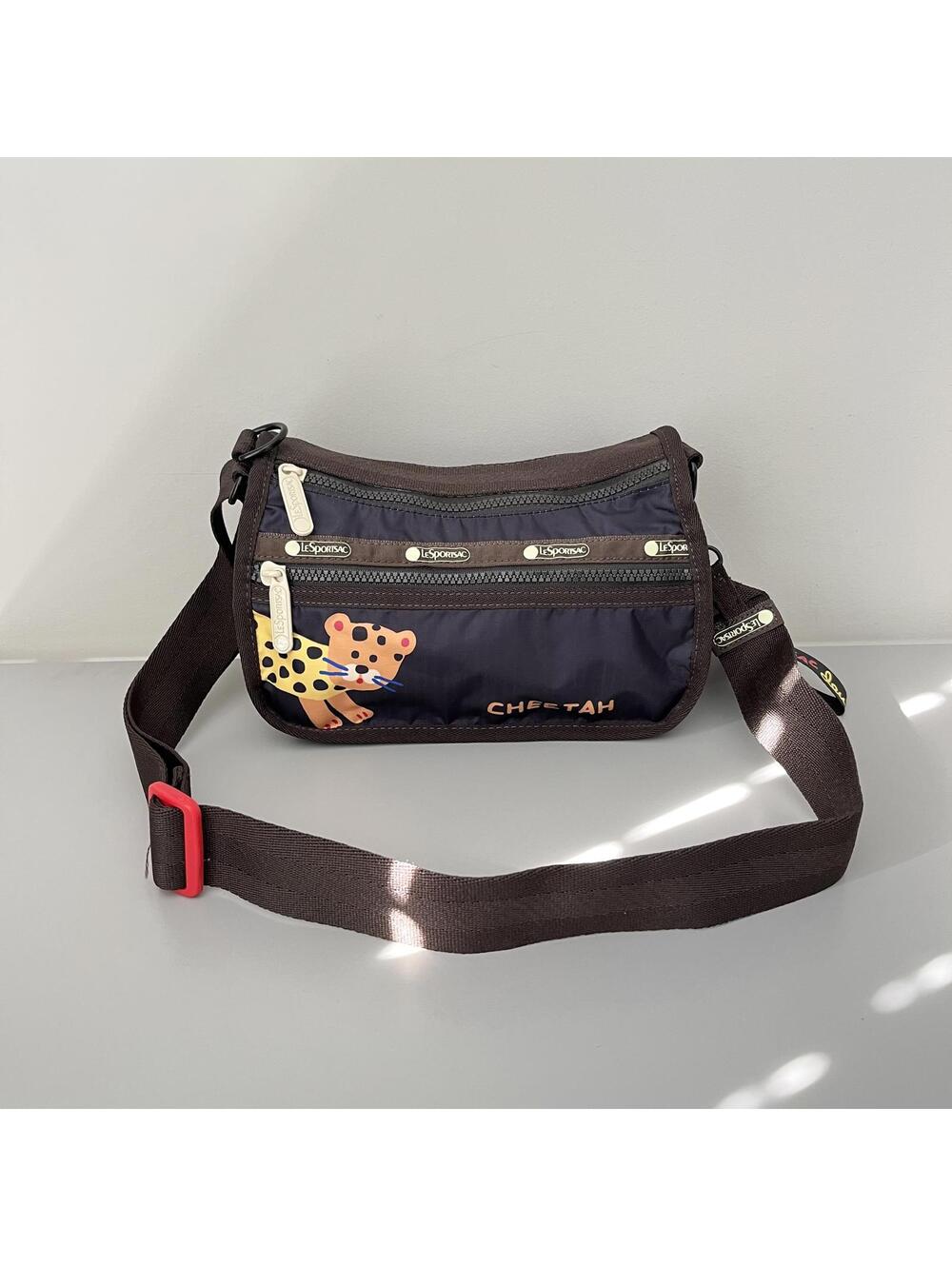 Lesportsac Animals Cheetah Small Everyday Bag NWT